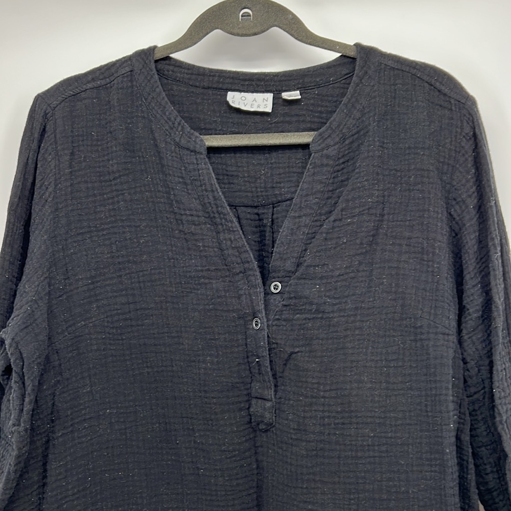 Joan Rivers Waffle Tunic - Picture 2 of 4